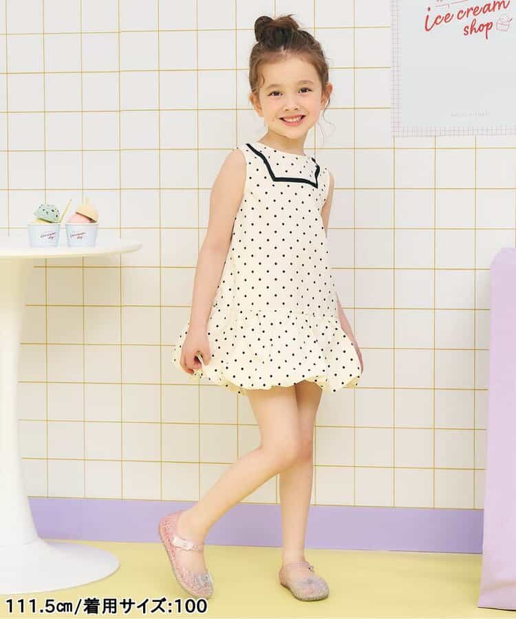 日本童裝 apres les cours 防水系列 背心泡泡連身裙 80-140cm 女童款 夏季 DRESSES