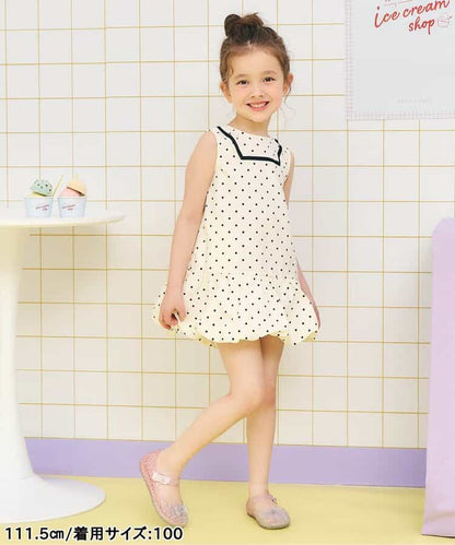 日本童裝 apres les cours 防水系列 背心泡泡連身裙 80-140cm 女童款 夏季 DRESSES