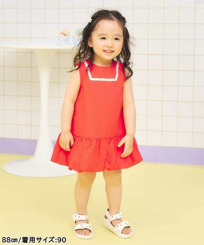 日本童裝 apres les cours 防水系列 背心泡泡連身裙 80-140cm 女童款 夏季 DRESSES