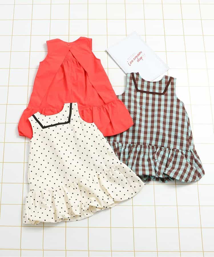 日本童裝 apres les cours 防水系列 背心泡泡連身裙 80-140cm 女童款 夏季 DRESSES