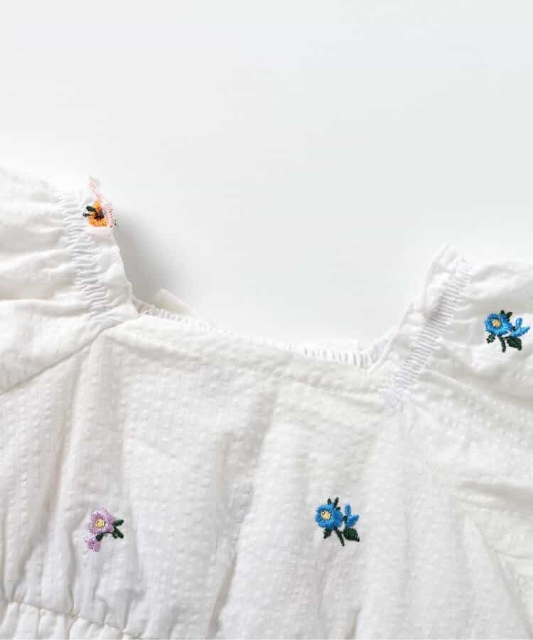 日本童裝 apres les cours 刺繡連衣 70-80cm 女童款 初生嬰兒 夏季 Jumpsuit