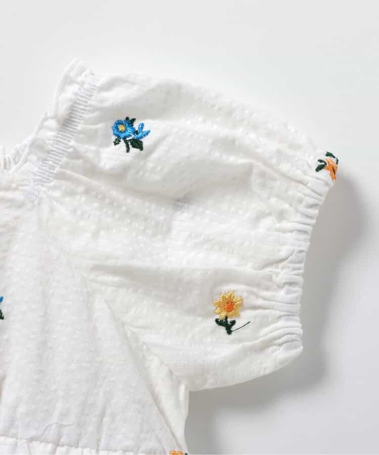 日本童裝 apres les cours 刺繡連衣 70-80cm 女童款 初生嬰兒 夏季 Jumpsuit