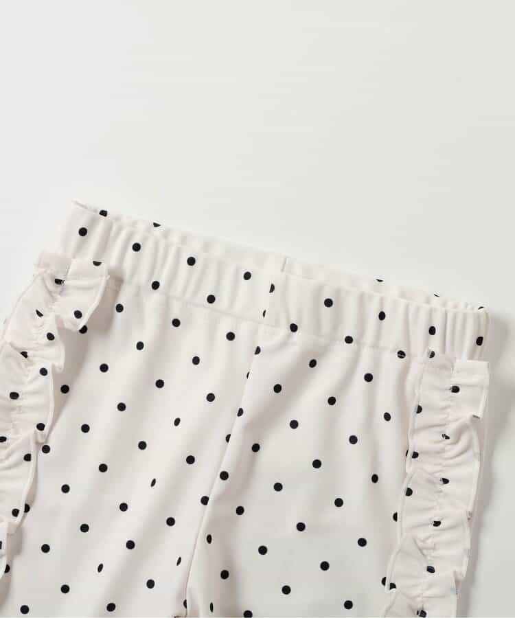 日本童裝 apres les cours 防UV 防水系到 荷葉邊打底褲 80-130cm 女童款 夏季 PANTS