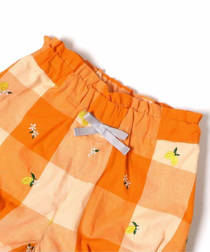 日本童裝 apres les cours 刺繡圖案短褲 80-140cm 女童款 夏季 PANTS