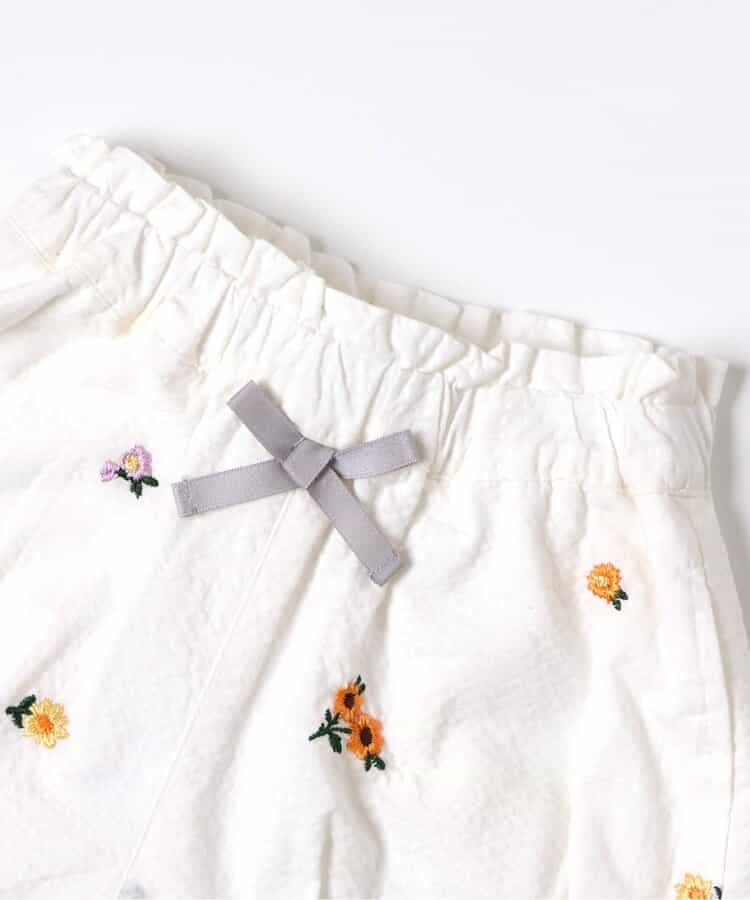 日本童裝 apres les cours 刺繡圖案短褲 80-140cm 女童款 夏季 PANTS