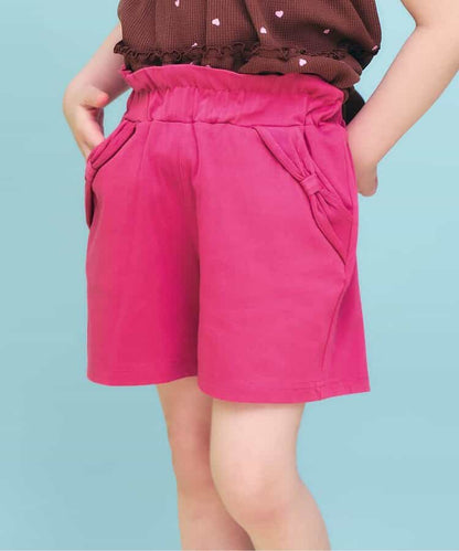 日本童裝 apres les cours 接觸冷感 絲帶口袋短褲 80-140cm 女童款 夏季 PANTS