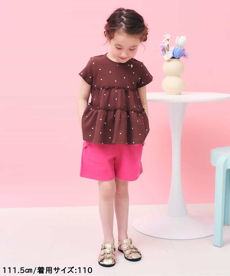 日本童裝 apres les cours 接觸冷感 絲帶口袋短褲 80-140cm 女童款 夏季 PANTS