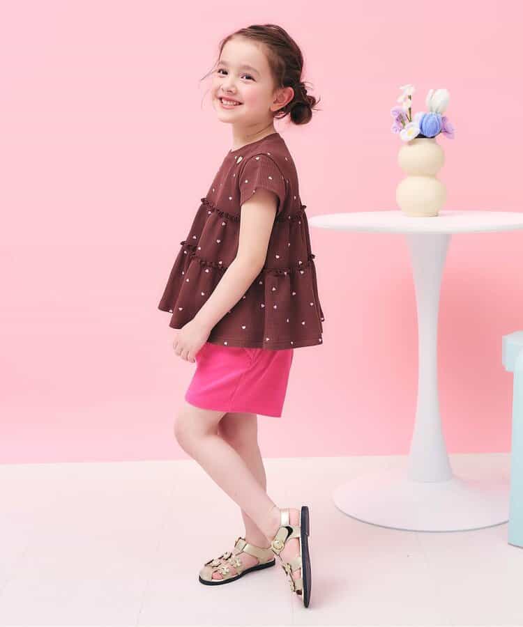日本童裝 apres les cours 接觸冷感 絲帶口袋短褲 80-140cm 女童款 夏季 PANTS