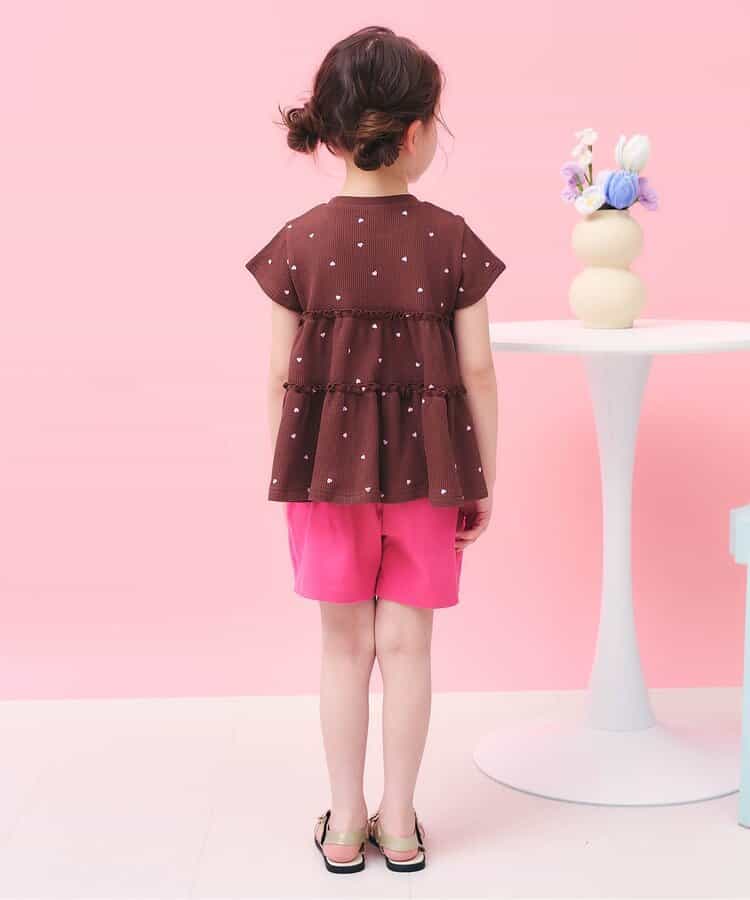 日本童裝 apres les cours 接觸冷感 絲帶口袋短褲 80-140cm 女童款 夏季 PANTS