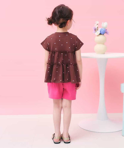 日本童裝 apres les cours 接觸冷感 絲帶口袋短褲 80-140cm 女童款 夏季 PANTS