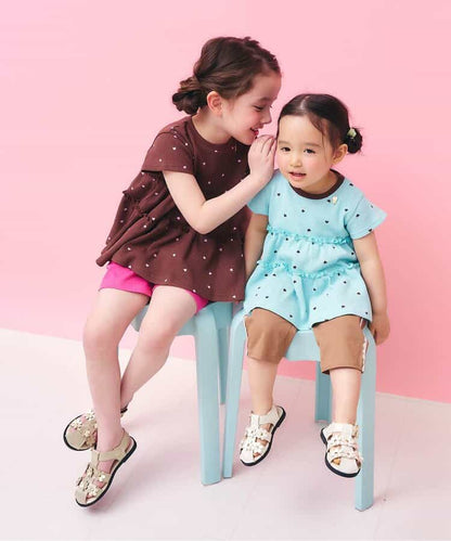 日本童裝 apres les cours 接觸冷感 絲帶口袋短褲 80-140cm 女童款 夏季 PANTS