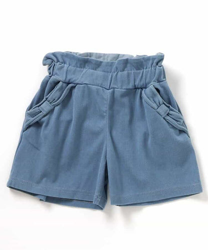 日本童裝 apres les cours 接觸冷感 絲帶口袋短褲 80-140cm 女童款 夏季 PANTS