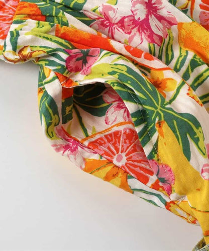日本童裝 apres les cours 荷葉邊假兩件連身裙 80-140cm 女童款 夏季 DRESSES