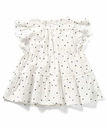日本童裝 apres les cours 小飛袖上衣 80-140cm 女童款 夏季 TOPS
