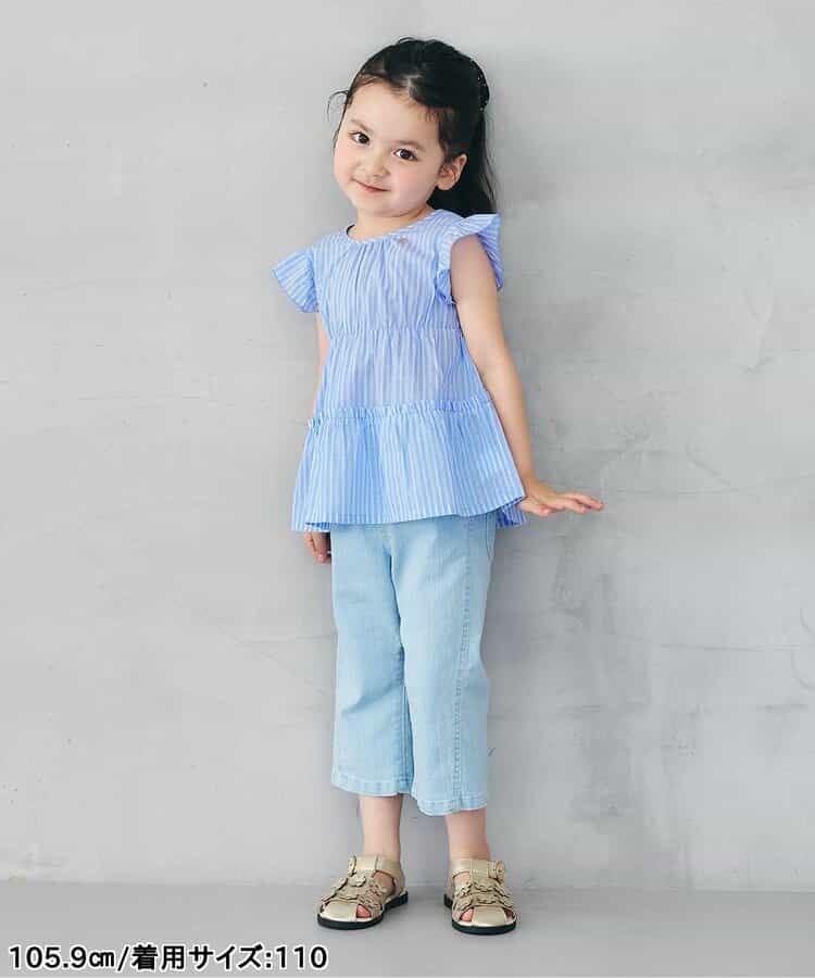 日本童裝 apres les cours 小飛袖上衣 80-140cm 女童款 夏季 TOPS