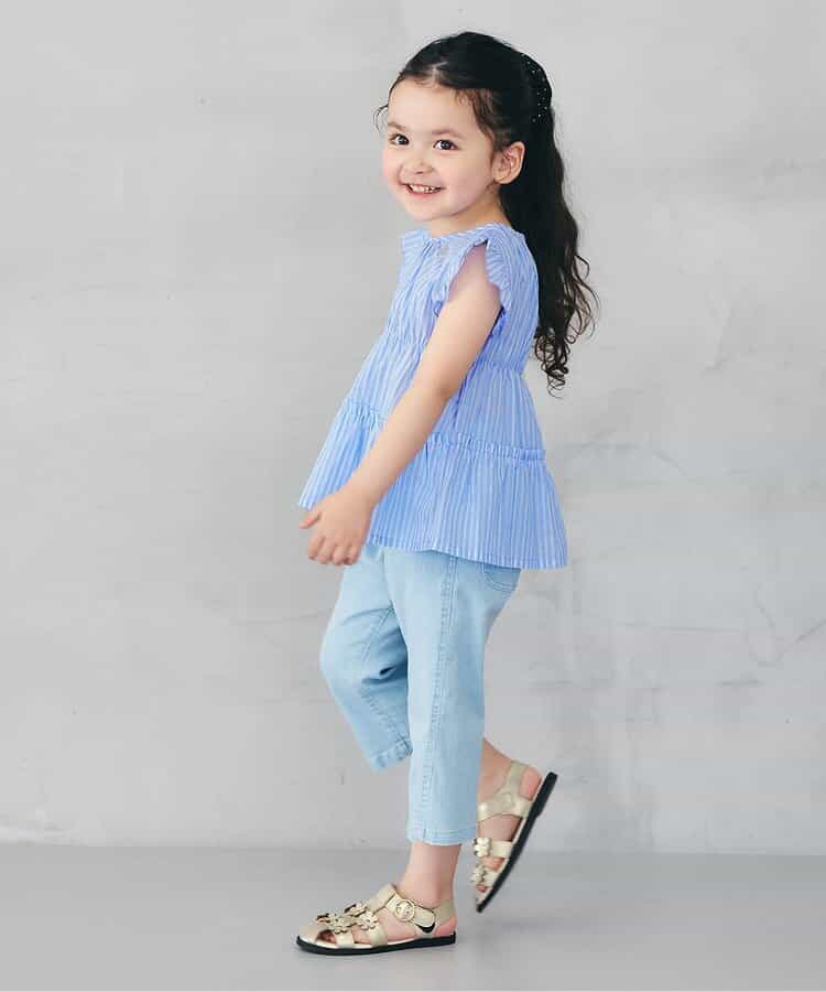 日本童裝 apres les cours 小飛袖上衣 80-140cm 女童款 夏季 TOPS