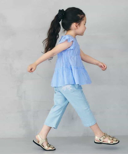 日本童裝 apres les cours 小飛袖上衣 80-140cm 女童款 夏季 TOPS