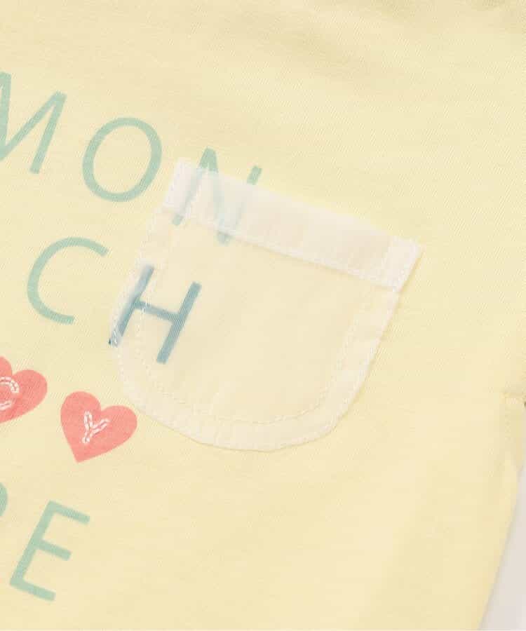 日本童裝 apres les cours 接觸冷感 小飛袖印花上衣 80-140cm 女童款 夏季 TOPS