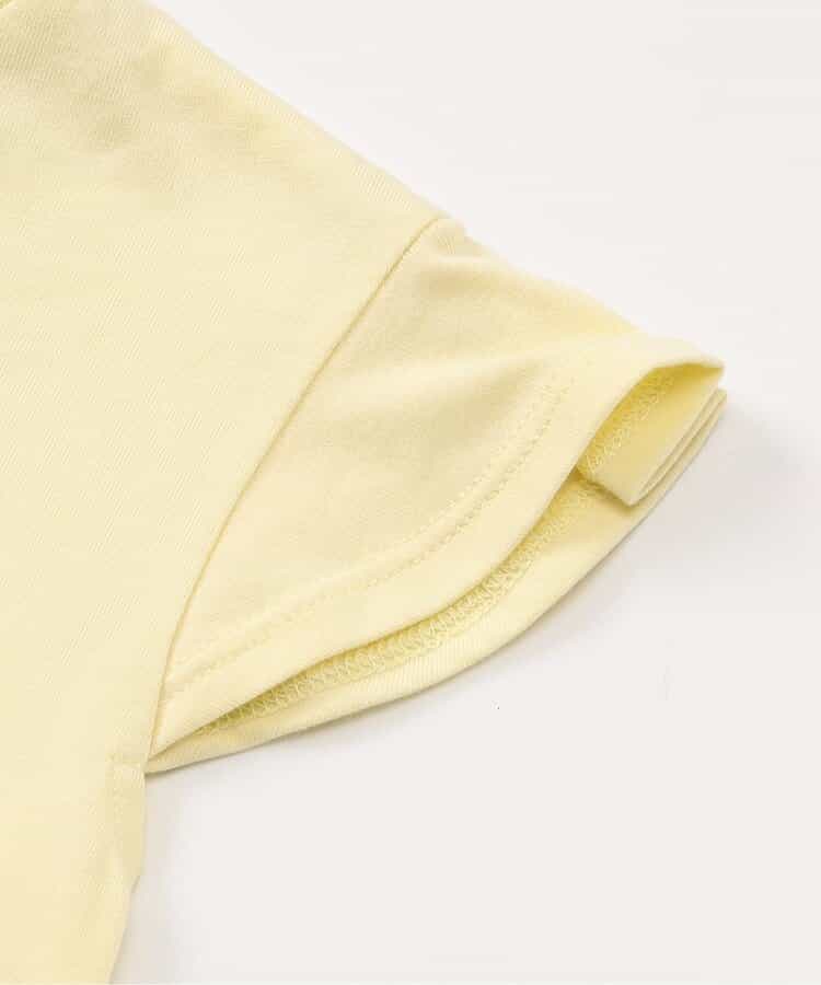 日本童裝 apres les cours 接觸冷感 小飛袖印花上衣 80-140cm 女童款 夏季 TOPS