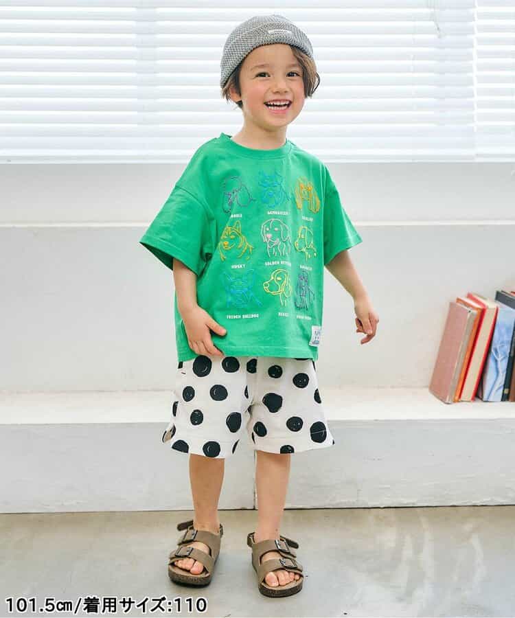 日本童裝 apres les cours 印花上衣 80-130cm 男童款/女童款 夏季 TOPS