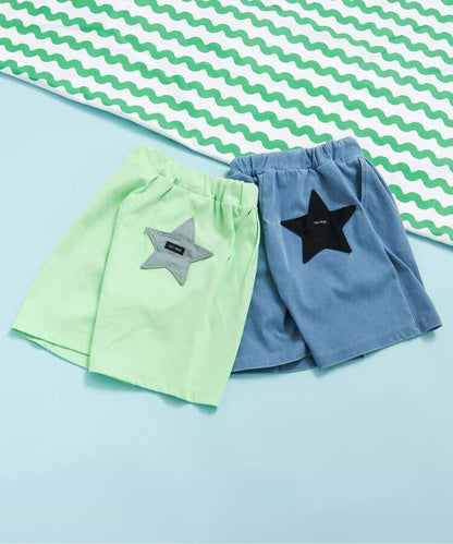 日本童裝 apres les cours 接觸冷感 星星口袋短褲 80-130cm 男童款 夏季 PANTS