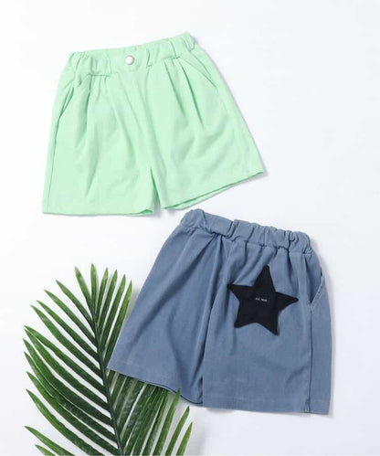 日本童裝 apres les cours 接觸冷感 星星口袋短褲 80-130cm 男童款 夏季 PANTS