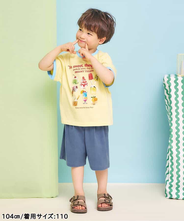 日本童裝 apres les cours 接觸冷感 星星口袋短褲 80-130cm 男童款 夏季 PANTS