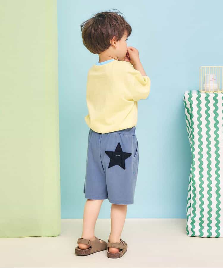日本童裝 apres les cours 接觸冷感 星星口袋短褲 80-130cm 男童款 夏季 PANTS