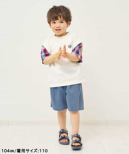 日本童裝 apres les cours 接觸冷感 星星口袋短褲 80-130cm 男童款 夏季 PANTS