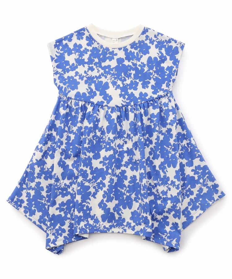 日本童裝 apres les cours 接觸冷感 不對稱下擺連身裙 80-140cm 女童款 夏季 DRESSES
