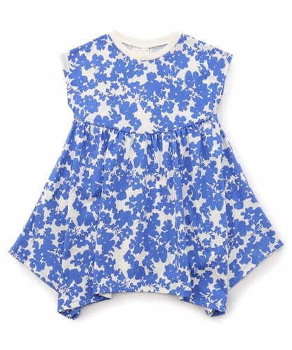 日本童裝 apres les cours 接觸冷感 不對稱下擺連身裙 80-140cm 女童款 夏季 DRESSES