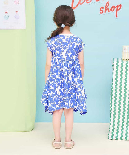 日本童裝 apres les cours 接觸冷感 不對稱下擺連身裙 80-140cm 女童款 夏季 DRESSES