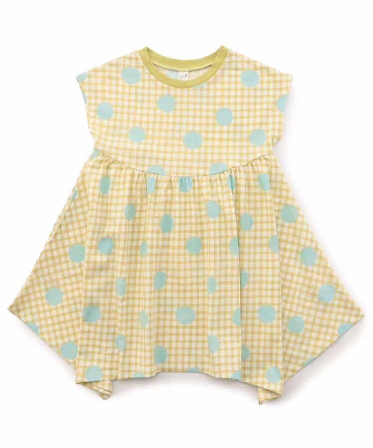 日本童裝 apres les cours 接觸冷感 不對稱下擺連身裙 80-140cm 女童款 夏季 DRESSES
