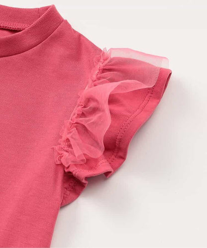 日本童裝 apres les cours 接觸冷感 閃亮亮片上衣 80-140cm 女童款 夏季 TOPS