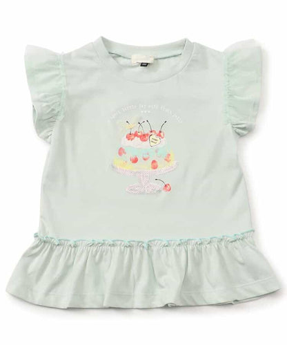 日本童裝 apres les cours 接觸冷感 閃亮亮片上衣 80-140cm 女童款 夏季 TOPS