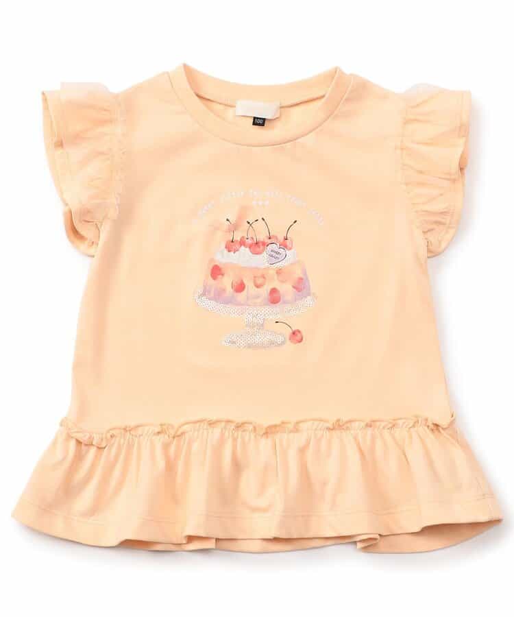 日本童裝 apres les cours 接觸冷感 閃亮亮片上衣 80-140cm 女童款 夏季 TOPS