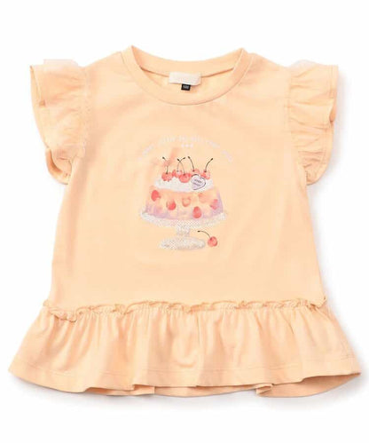 日本童裝 apres les cours 接觸冷感 閃亮亮片上衣 80-140cm 女童款 夏季 TOPS
