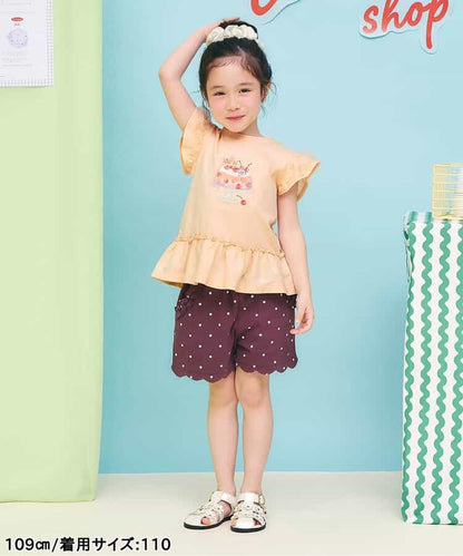 日本童裝 apres les cours 接觸冷感 閃亮亮片上衣 80-140cm 女童款 夏季 TOPS