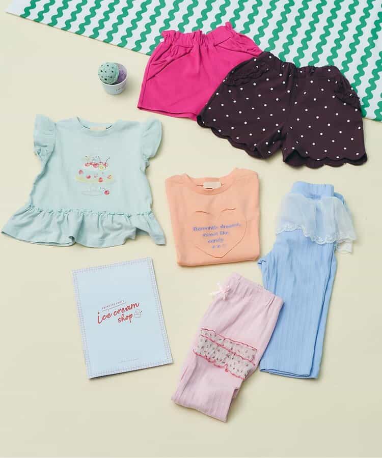 日本童裝 apres les cours 接觸冷感 閃亮亮片上衣 80-140cm 女童款 夏季 TOPS