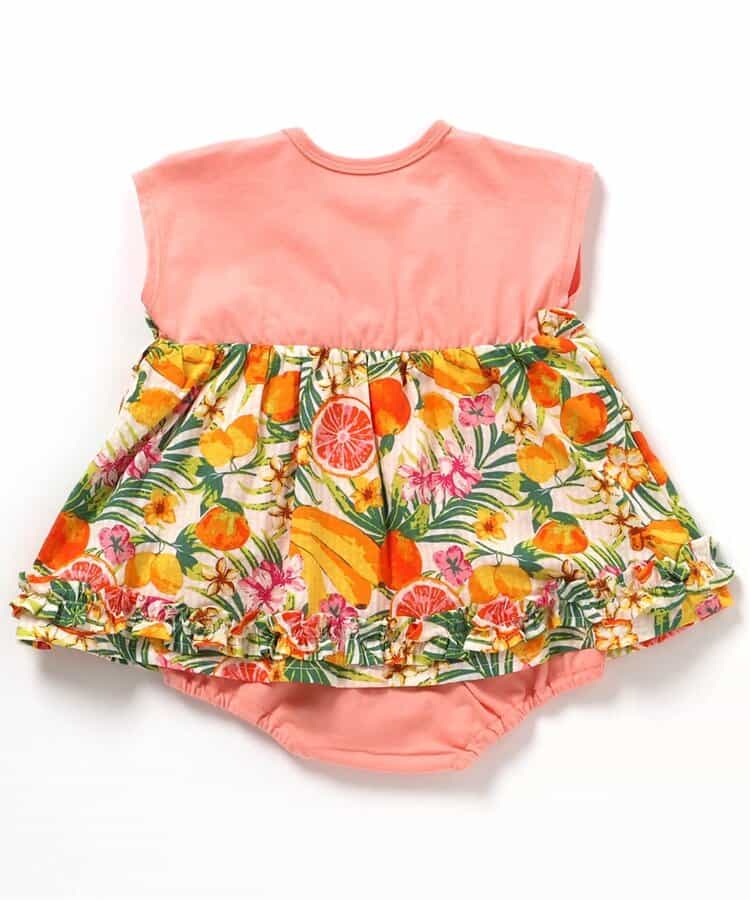日本童裝 apres les cours 夏威夷風連衣 70-80cm 女童款 初生嬰兒 夏季 Jumpsuit