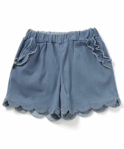 日本童裝 apres les cours 接觸冷感 荷葉邊短褲 80-140cm 女童款 夏季 PANTS