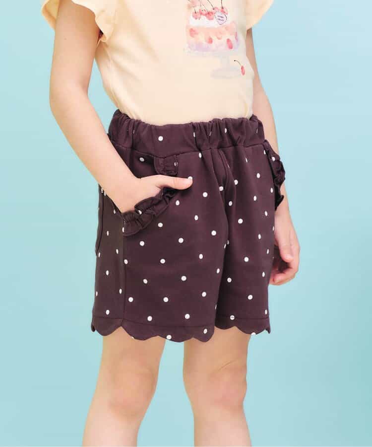 日本童裝 apres les cours 接觸冷感 荷葉邊短褲 80-140cm 女童款 夏季 PANTS