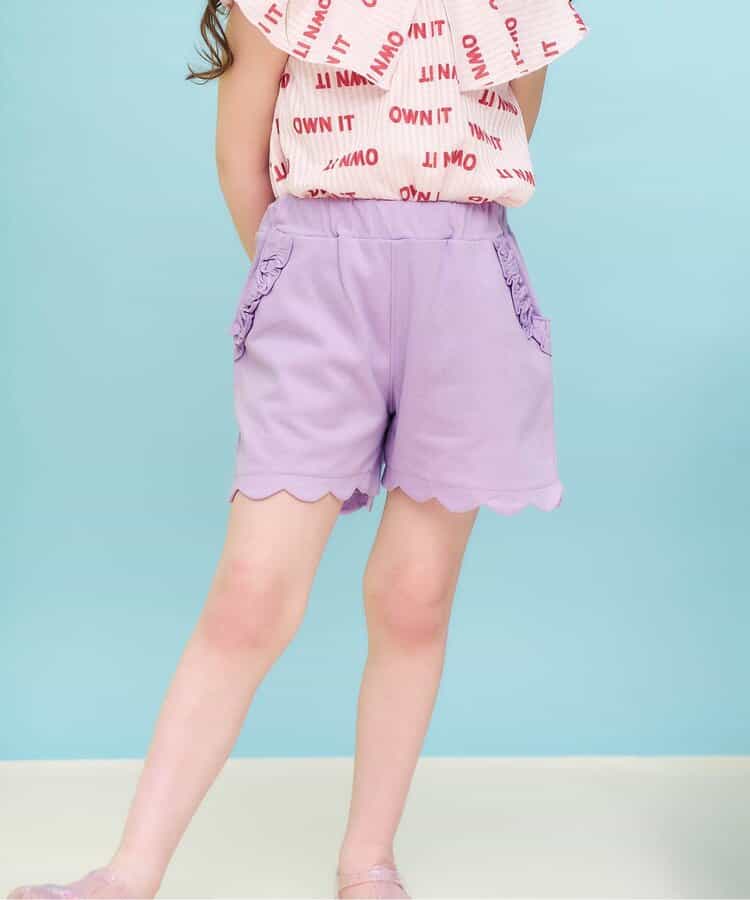 日本童裝 apres les cours 接觸冷感 荷葉邊短褲 80-140cm 女童款 夏季 PANTS