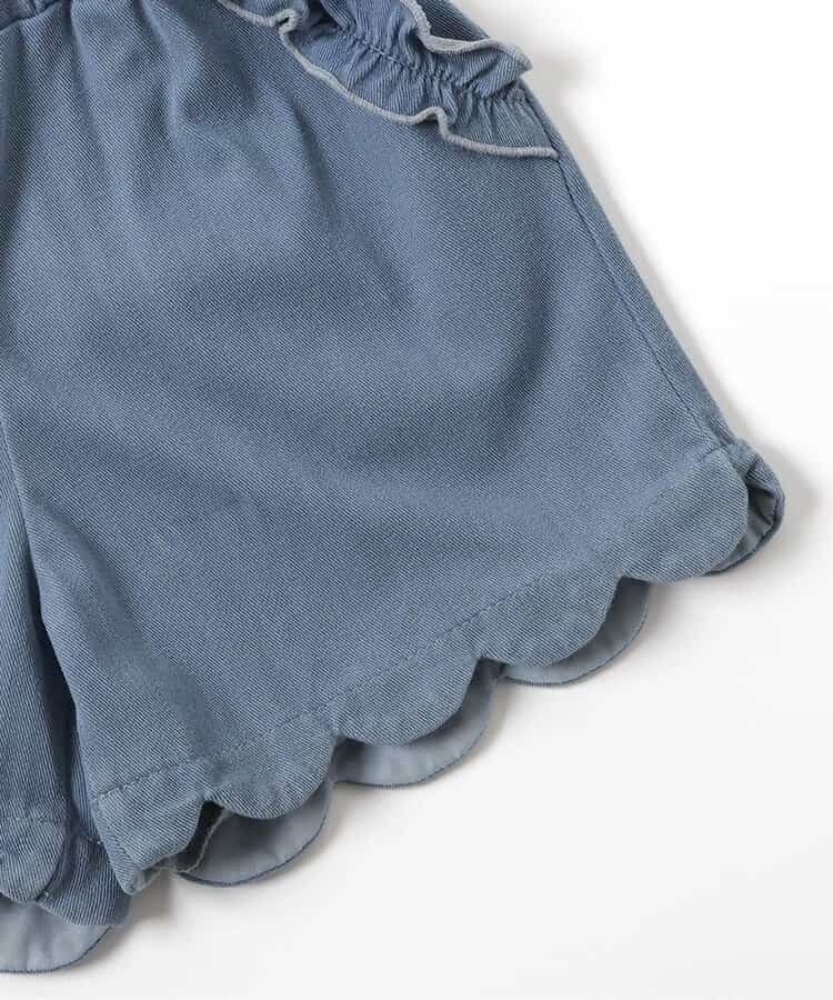日本童裝 apres les cours 接觸冷感 荷葉邊短褲 80-140cm 女童款 夏季 PANTS