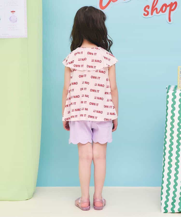 日本童裝 apres les cours 接觸冷感 荷葉邊短褲 80-140cm 女童款 夏季 PANTS