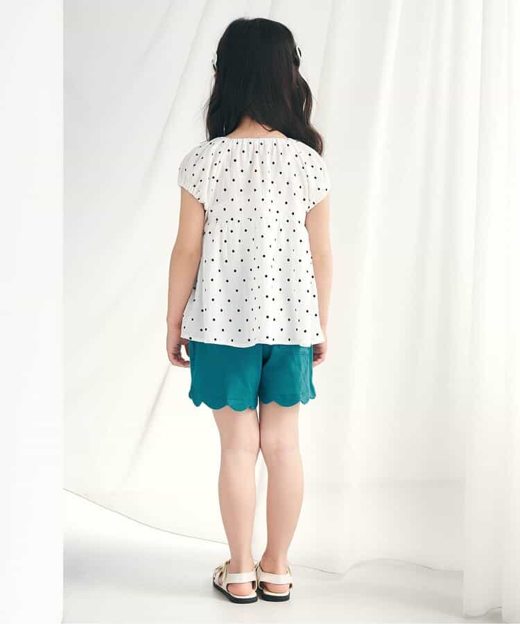 日本童裝 apres les cours 接觸冷感 荷葉邊短褲 80-140cm 女童款 夏季 PANTS