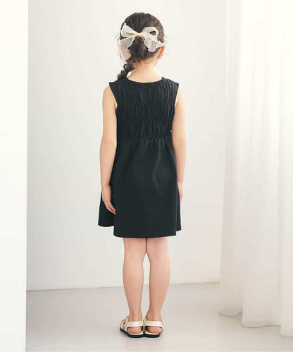 日本童裝 apres les cours 緞帶鏤空連身裙 80-140cm 女童款 夏季 DRESSES