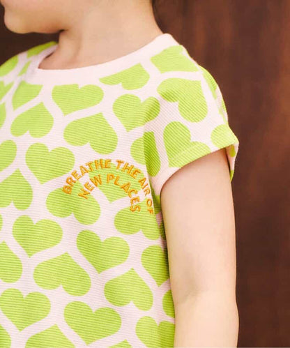 日本童裝 apres les cours 印花荷葉邊連身裙 80-140cm 女童款 夏季 DRESSES