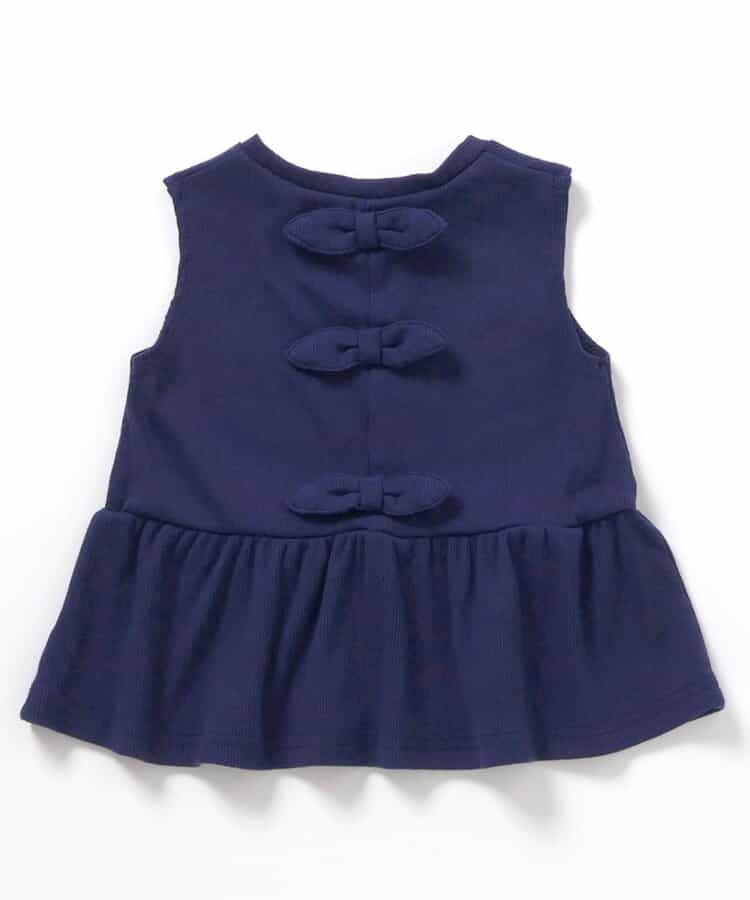 日本童裝 apres les cours 露背緞帶無袖上衣 80-140cm 女童款 夏季 TOPS