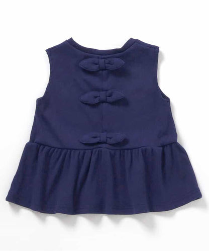 日本童裝 apres les cours 露背緞帶無袖上衣 80-140cm 女童款 夏季 TOPS